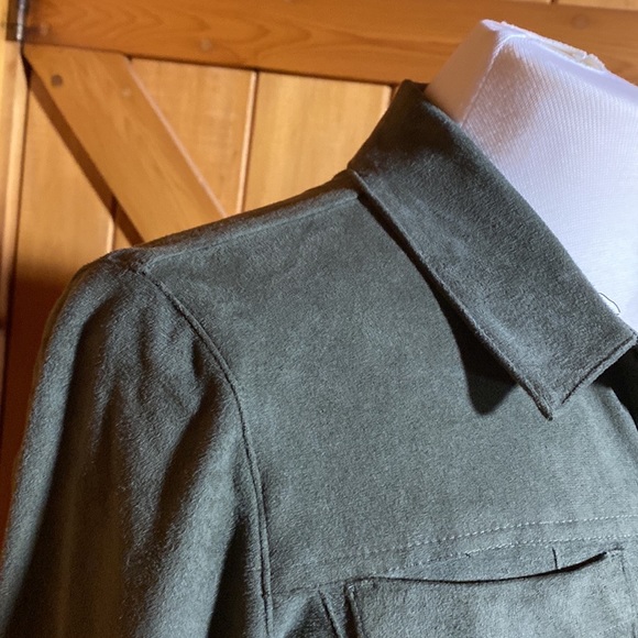 Long sleeve Olive colored 1. State Dress. Size 6. - Picture 8 of 12